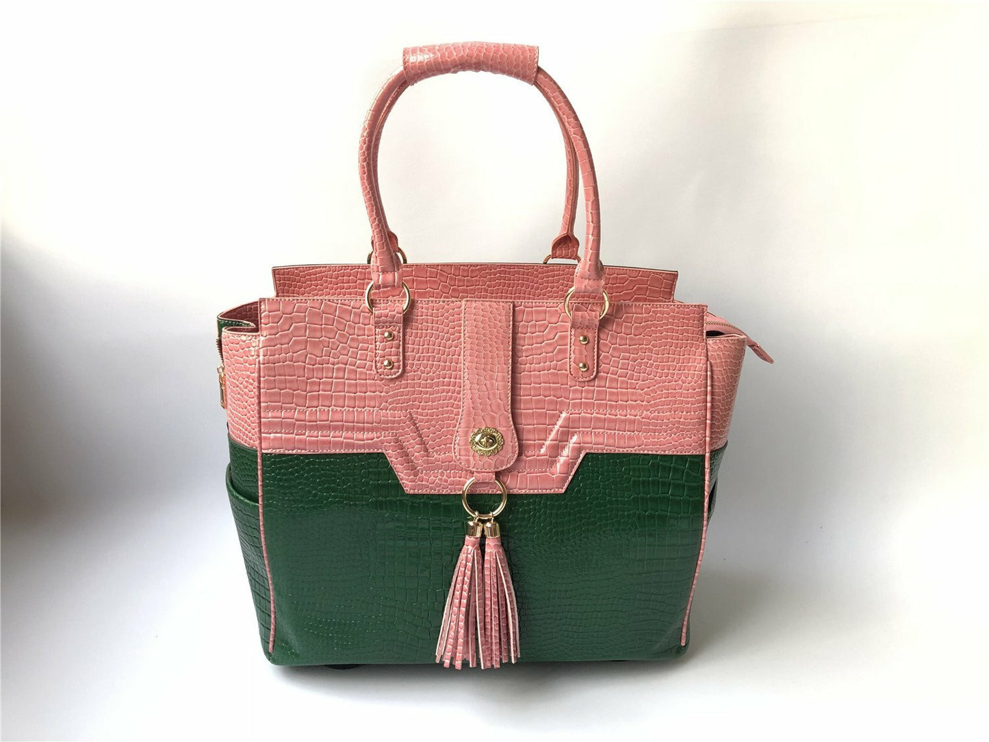 Pink & Green Tassell Trolley
