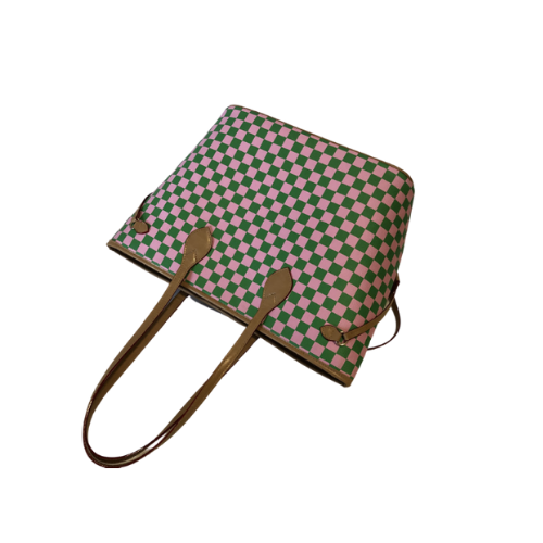 P&G (Pink & Green) Checkerboard Handbag