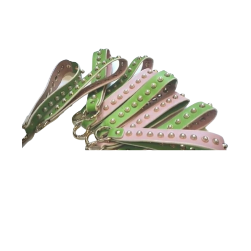 Klassik Pearl Keychain Green/Pink